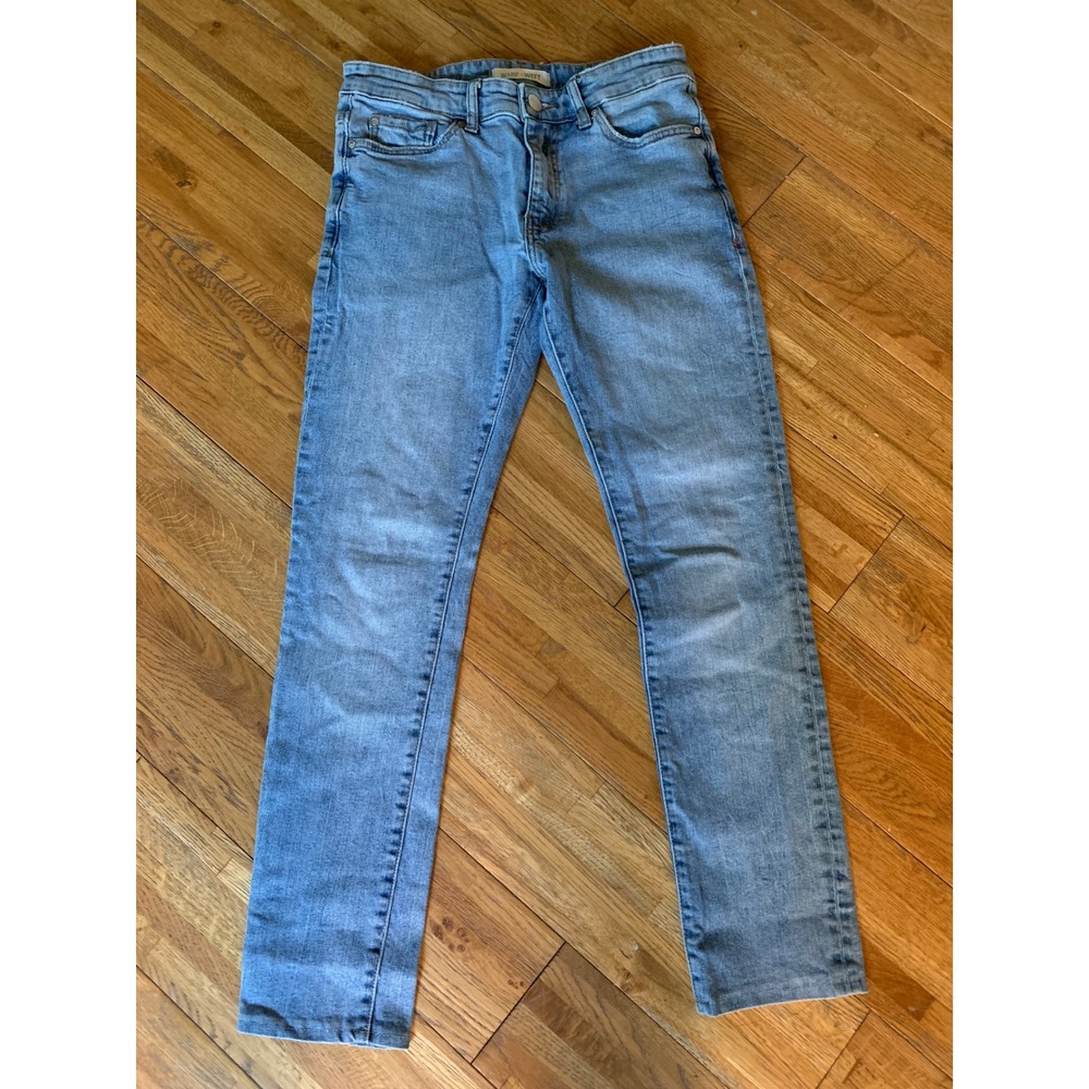 Warp + Weft HND Tokyo Skinny Jeans Light Wash Denim 28x30 Minimalist Retro